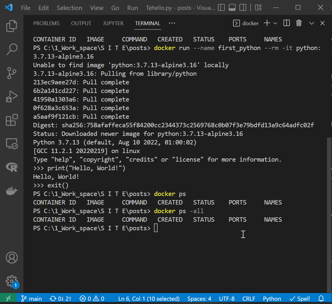 Getting started with Docker | Wael Mohammed